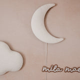 Boucle Crescent Wall Decor