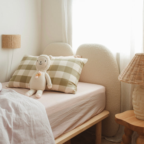 Boucle bedhead/wall panel 